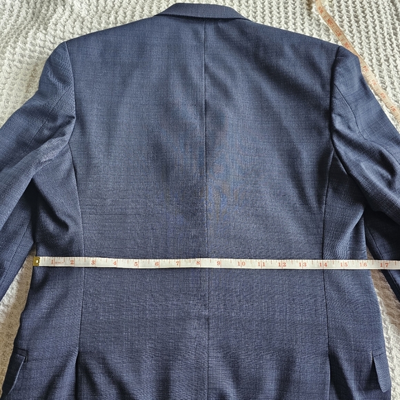 Navy Windowpane Suit [Tailored] HOCO - Picture 8 of 11
